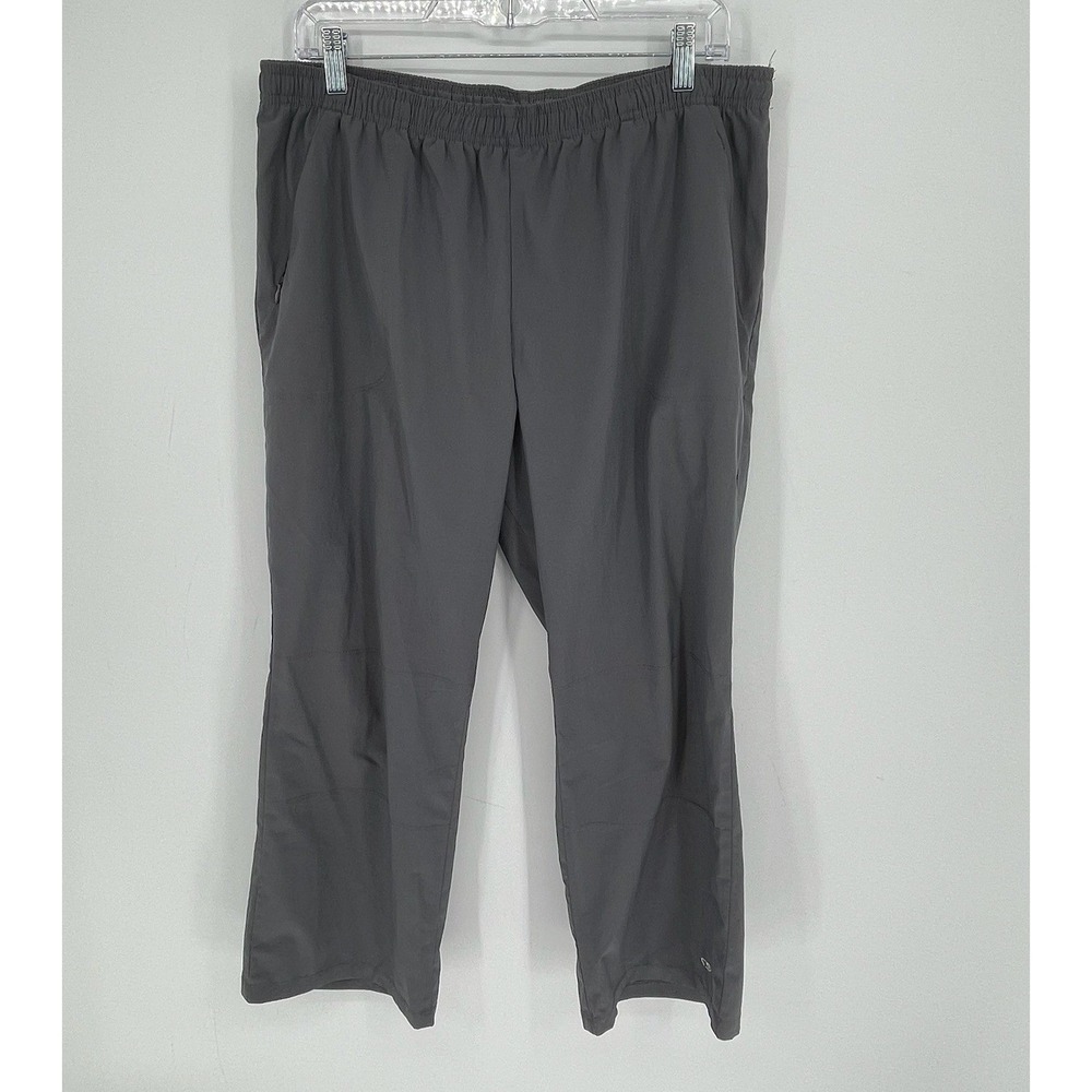 C9 by Champion Women's Gray Elastic Waist Relaxed Athletic Track Pants Size L